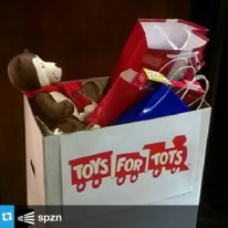 raised $400 and a box full of toys for Toys for Tots!!! 